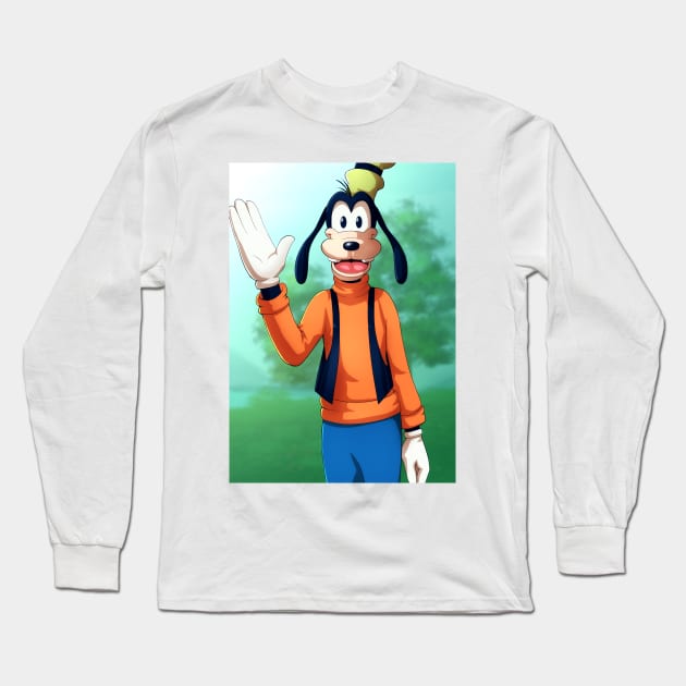 Goofy. Long Sleeve T-Shirt by DeyvidEndo182